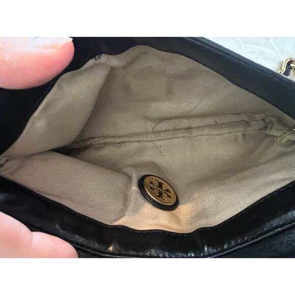 Vintage Tory Burch small crossbody leather early 2000s pre owned authentic - Picture 3 of 7